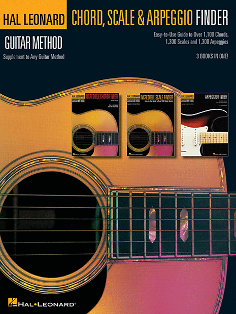 Hal Leonard Guitar Chord, Scale & Arpeggio Finder: Easy-to-Use Guide to Over 1,100 Chords, 1,300 Scales & 1,300 Arpeggios Hal Leonard Guitar Method image 1