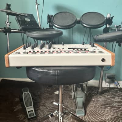 JoMox Alpha Base Analog Drum Synthesizer 2017 - Present - White / Natural image 3