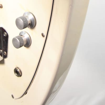 Vox Phantom IV Vintage 4 String Bass Guitar w/ Original Case - Used 1960's White image 11