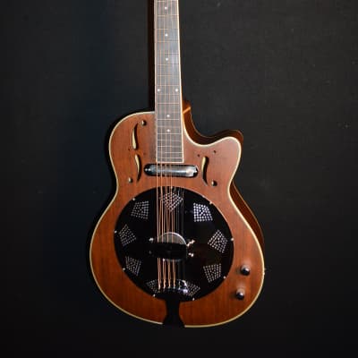 Dean Resonator Cutaway Satin Natural Acoustic Electric Guitar - Brand New B-Stock image 2