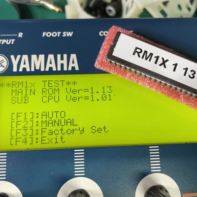 Yamaha RM1X version 1.13 firmware OS