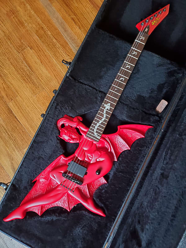 ESP LTD Devil Girl Limited Edition || One Owner w/ OHSC & Box | Reverb