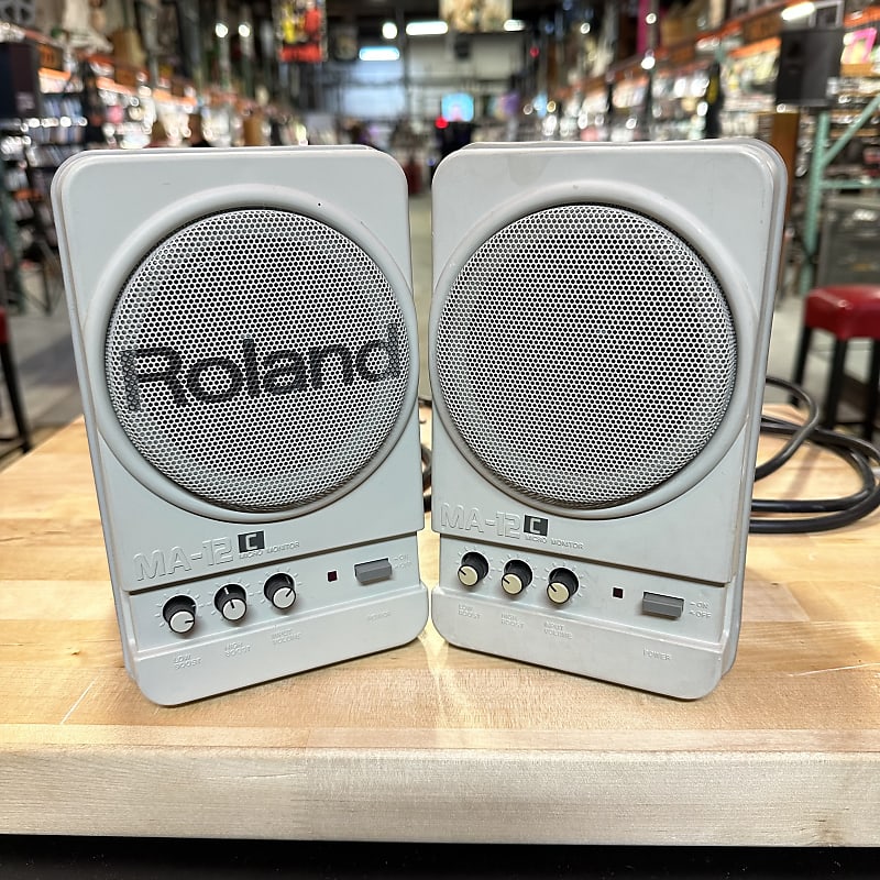 Roland MA-12C Studio Micro Monitors White | Reverb