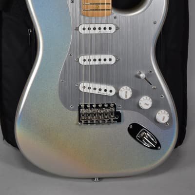 2022 Fender H.E.R. Stratocaster Chrome Glow Finish Electric Guitar w/Bag image 2