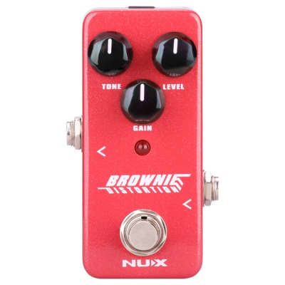 Nux Brownie Distortion Mini Guitar Pedal for sale