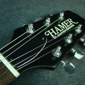 Hamer Slammer Series Double Cut Electric Guitar Black | Reverb