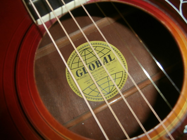 Vintage 1970 s Global Hummingbird Acoustic Guitar Project