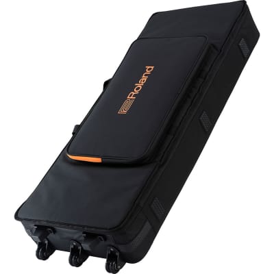 Roland SC-G61W3 Keyboard Soft Case with Integrated Wheels for 61-Note Instruments image 3