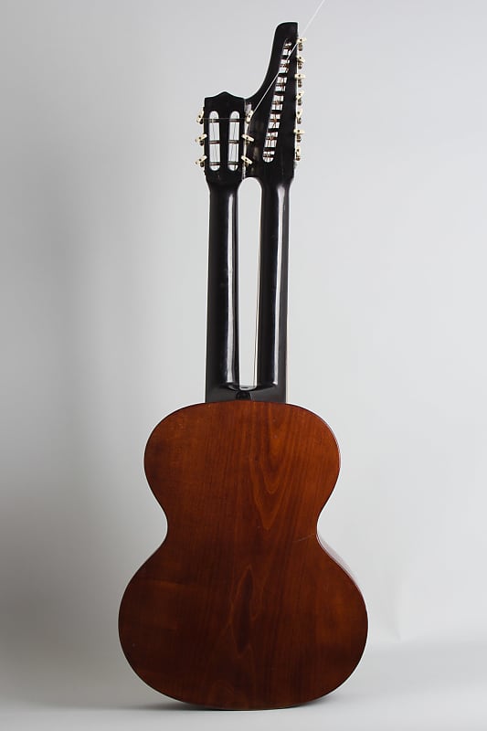 Unlabelled 13 Course Schrammel Contra Harp Guitar, c. 1950's Unlabelled 13 Course Schrammel Contra Harp Guitar, c. 1950's
