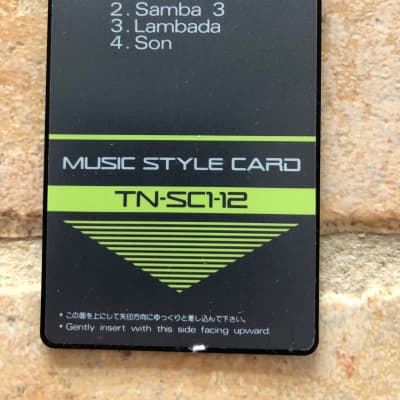 Roland TN-SC1-12 Music Style Card image 1