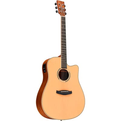 Tanglewood DBT D CE BW Dreadnought Acoustic-Electric Guitar Regular Natural image 3