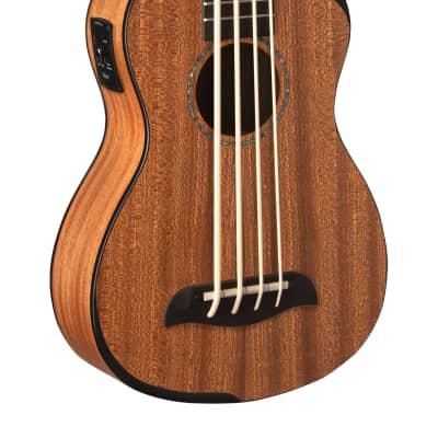 Oscar Schmidt - Comfort Arm Rest Natural Mahogany Acoustic Electric Cutaway Bass Ukulele! OUB200K-A *Make An Offer!* for sale
