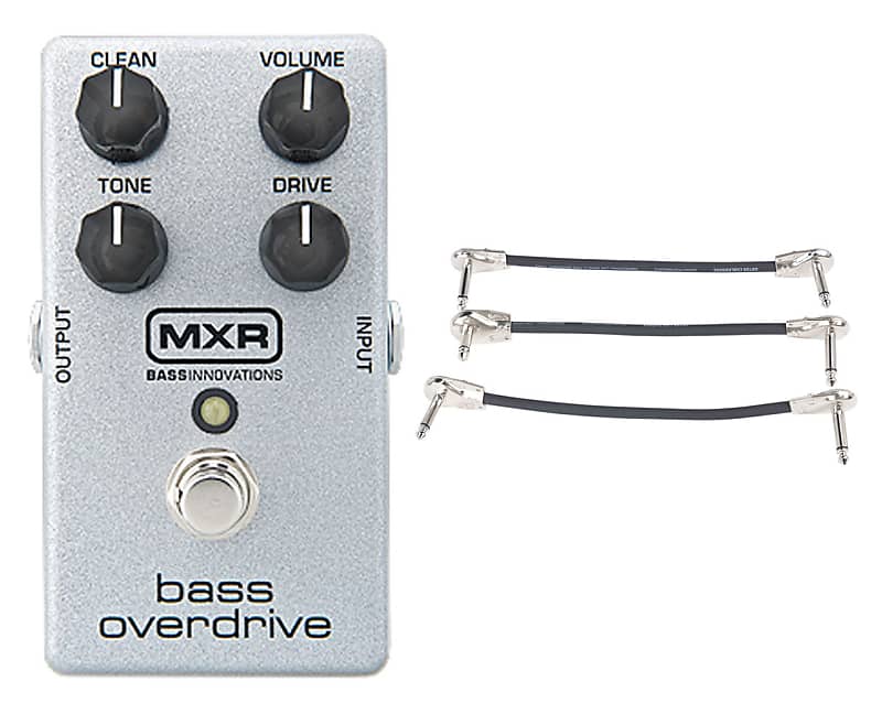 MXR M89 Bass Overdrive + Gator Patch Cable 3 Pack image 1