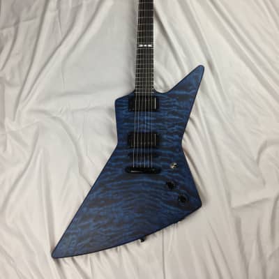 Black Diamond Custom Shop Xpro Sea blue guitar w/case Hand rubbed oil finish image 7