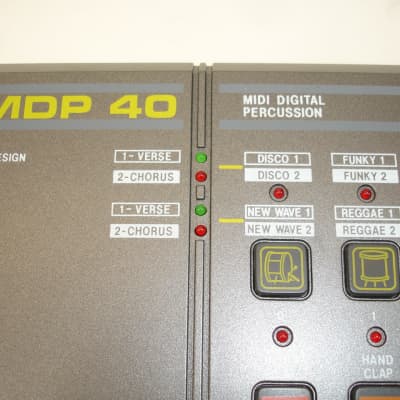 Vintage Siel MDP-40 MIDI Digital Percussion Drum Machine MDP 40 w/ Box image 3