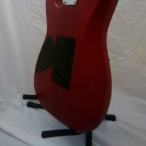 Fender Squier Double Fat HH Stratocaster Satin Trans Crimson Standard Series 2005 image 10