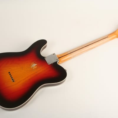 Fender Custom Shop '59 Telecaster Custom Relic Maple Neck Wide Fade Chocolate 3-Colour Sunburst CZ573805 image 8