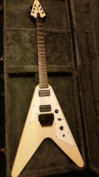Epiphone Flying V 1989 Off-white | Reverb