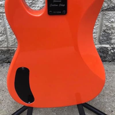 GAMMA Custom Bass Guitar PF21-02, Fretless Alpha Model, Navajo Orange image 6