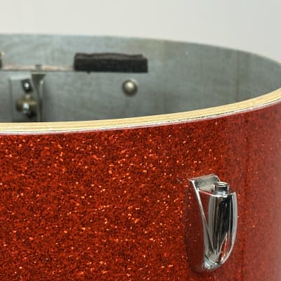 Gretsch 22/13/16" 60's Round Badge Name Band Drum Set - Tangerine Sparkle image 24