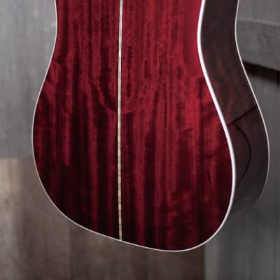 Takamine JJ325SRC JOHN JORGENSON Electric Acoustic Guitar in Gloss Red Satin image 7