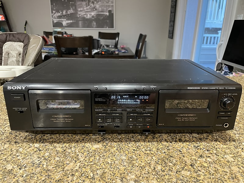 Sony TC-WE605S Dolby S Cassette deals Deck Working!