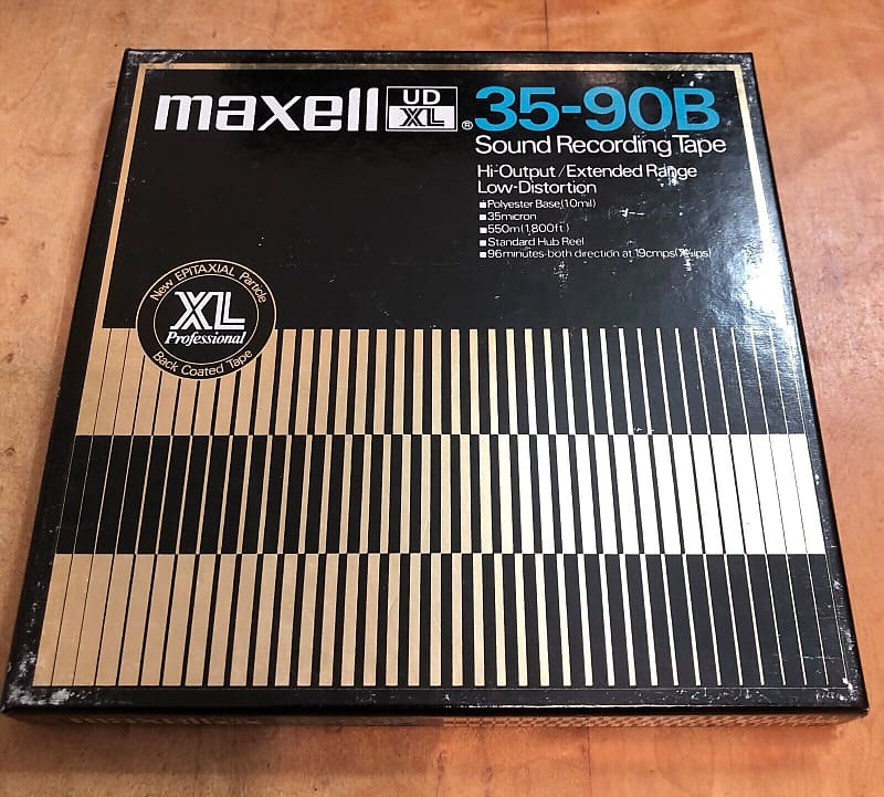 Maxell 35-90B UD XL Professional Sound Recording Reel to Reel Tape