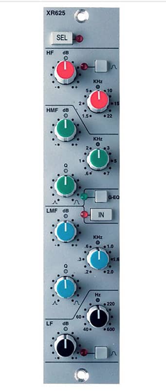 Solid State Logic X-Rack XR625 EQ Module 2010s - Silver image 1