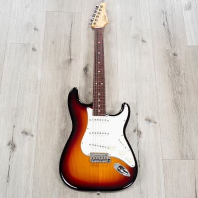 Suhr Classic S SSS Guitar, Rosewood Fingerboard, 3-Tone Sunburst image 14