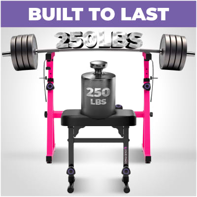 Liquid Stands Pink Piano Keyboard Stand and Bench Set - Portable Heavy Duty Digital Piano Stand for 54-88 Key Electric Pianos & Adjustable Piano Bench, Chair,Stool Sturdy Keyboard Music Stand and Seat image 3