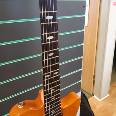 Shine SI-802 Translucent Amber With Tremolo HSS Electric Guitar image 7