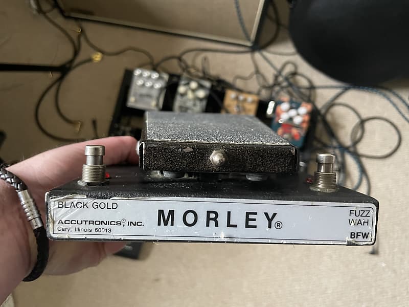 80年代 MORLEY BLACK GOLD FUZZ WAH BFW ファズ Morley BFW Fuzz Wah (Black Gold Series) 80s Distortion Wah