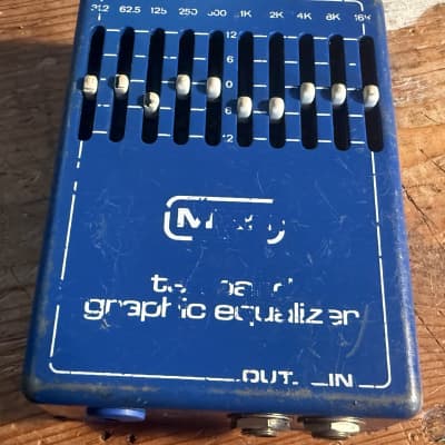 MXR 10 Band Graphic Equalizer ビンテージ Carter Vintage - MXR Ten Band Graphic Equalizer 1970s, Blue