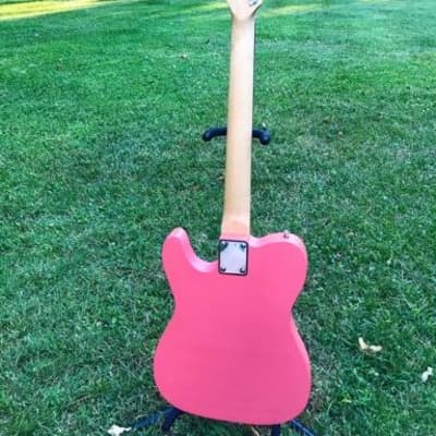 Pellittiere Guitars Coral Pink T-Style Electric Guitar 2020 Coral Pink image 4