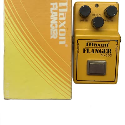 【送料無料】 in Made Flanger, FL-302, Maxon Japan, Boxing Original 1981, ギター