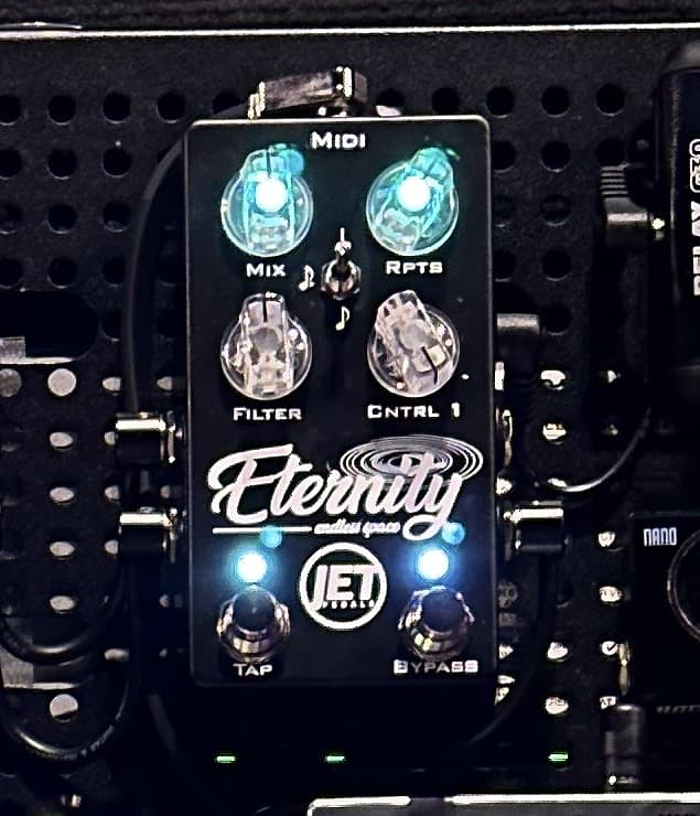 Jet Pedals Eternity delay 2023 Black Reverb