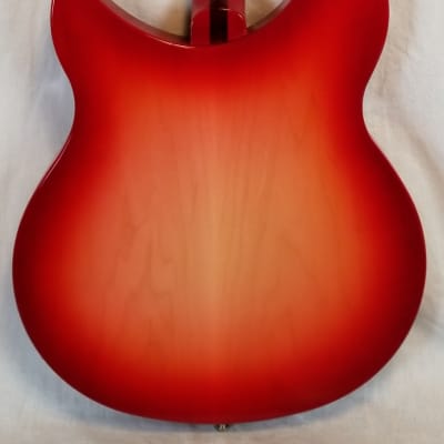 Rickenbacker 330 Fire Glo Thin-Line Semi-Hollow Electric Guitar, 2022 w/Oiled Rosewood Fretboard, HC image 12