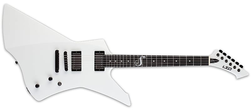 ESP LTD LSNAKEBYTESW James Hetfield Snakebyte Electric Guitar Snow White image 1