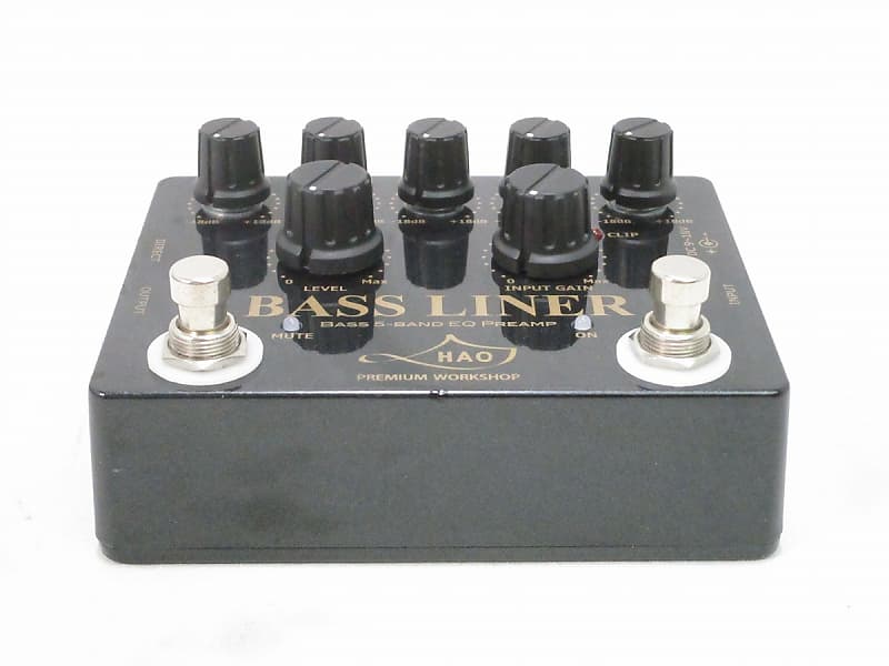 HAO Bass Liner Black Diamond 5-band EQ preamp for bass [03/15