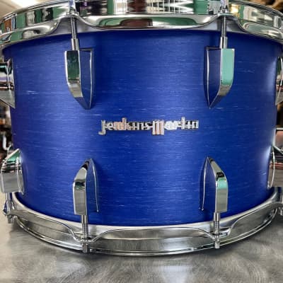 Jenkins Martin  8x14" Spun Fiberglass Snare Drum  2021 Bleen Blue image 2
