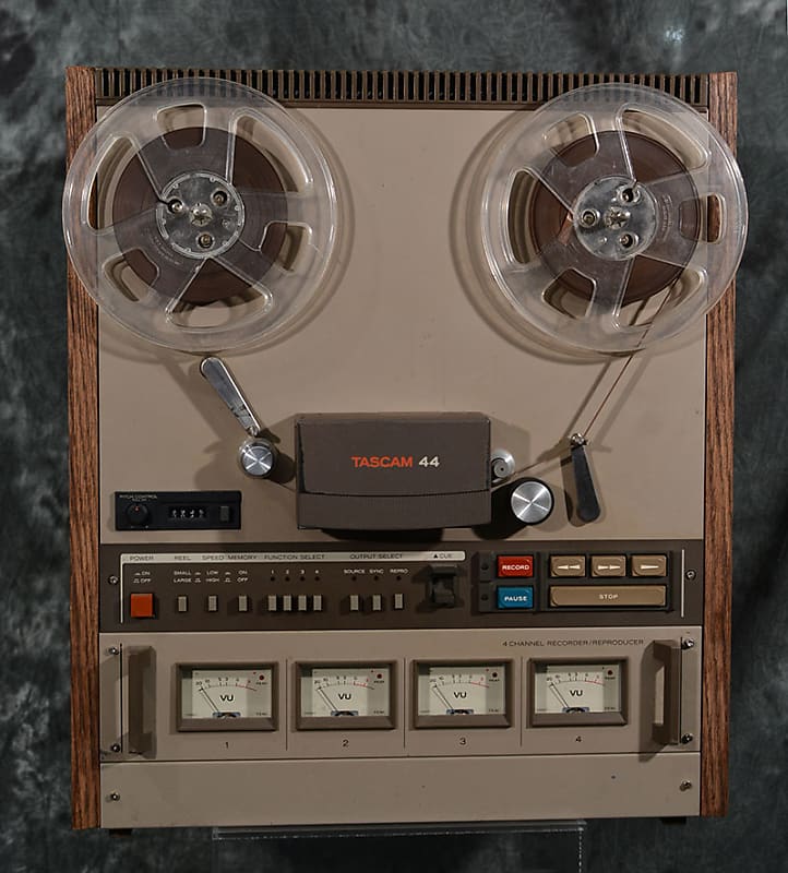 Tascam Teac Model 44 1/4 Reel to Reel Tape 4 Track Recorder Vintage Recent  Service w FAST Shipping