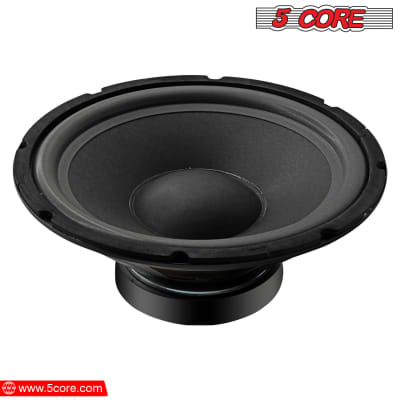 5 Core 10 Inch Subwoofer Speaker • 750W Peak • 8 Ohm Replacement DJ Pro Audio Bass Sub Woofer • w 1.25" Voice Coil • 23 Oz Magnet- WF 10120 8OHM image 4