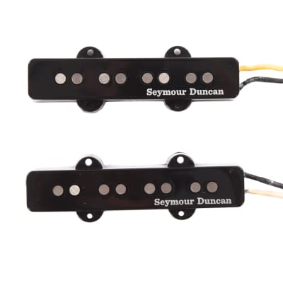 Seymour Duncan Custom Shop Weather Report Jaco Jazz Bass Black Pickup Set  w/ Cable and Tuner!