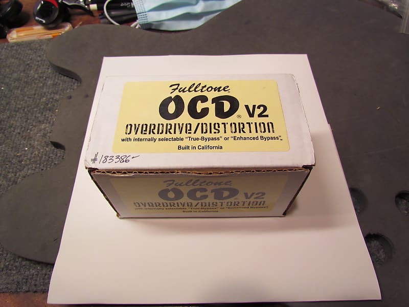 Box Only For Fulltone OCD Pedal V2 Box Only With Owners Manual