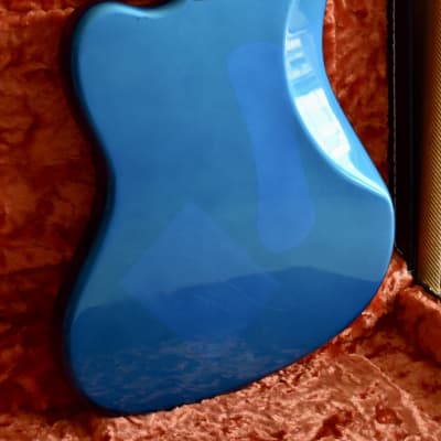 1997 Fender Japan O-Serial JM66 ’62 Reissue Jazzmaster Lake Placid Blue w/Matching Headstock CIJ Offset image 16