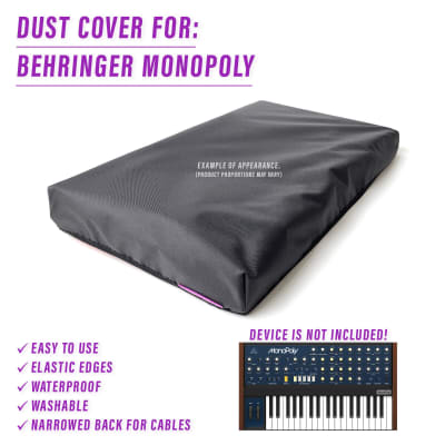 DUST COVER for BEHRINGER MONOPOLY - Waterproof, easy to use, elastic edges