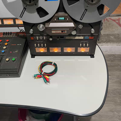 TASCAM 34 1/4" 4-Track Professional Tape Recorder and TASCAM MM20 mixer "SERVICED CERTIFIED" image 3