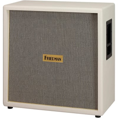 Friedman White Tolex Vintage 4x12 Guitar Speaker Cab image 3