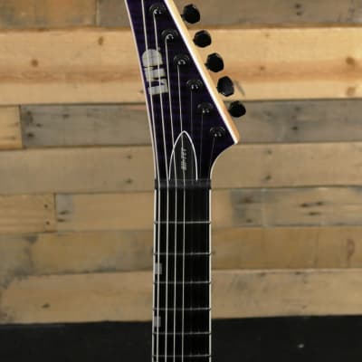 ESP LTD Brian Head Welch Signature SH-7 EverTune Electric Guitar See Thru Purple w/ Case image 6