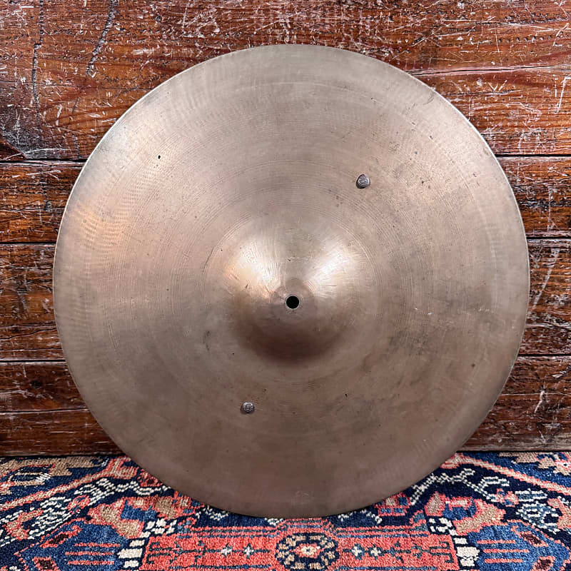 16" UFIP 1960s Crash Cymbal w/ Rivets Made In Italy 1246g Reverb UK